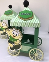 Carrinho de pipoca do tema Cebolinha