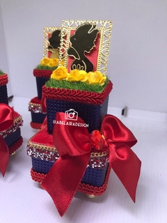 Caixa Acrílica dupla do tema Branca de neve na internet