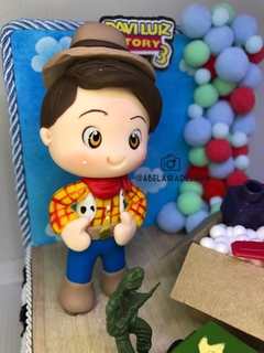 Caixa cenário do tema toy story - loja online