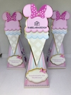 Caixa cone do tema Confeitaria da minnie