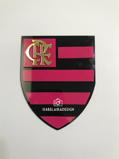 Escudo do flamengo em acrílico duplo