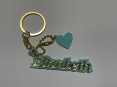 Chaveiro de nome - Abelaira design