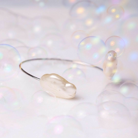 Bracelete Bubbles Prata