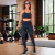 Calça Preta Detalhe Arrastão Legging Modeladora DryFit na internet