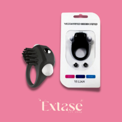 Anel Peniano Drake Com Cerdas Massageadora e Vibração VipMix - comprar online