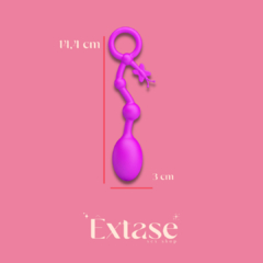 Plug Anal Borboleta em Silicone VipMix - Êxtase SexShop