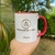 Caneca Cerâmica Personalizada - Alça e Interior Coloridos 325ml - ESTOQUE SCM
