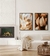 Conjunto com dois quadros decorativos Dried Flowers - comprar online