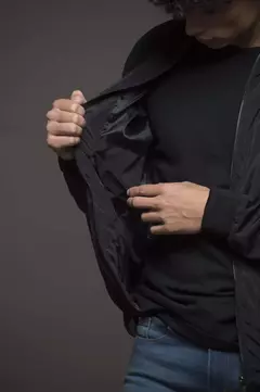 Campera Bomber (Negra) en internet