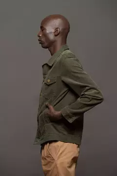 Campera Corderoy (Verde Militar) en internet