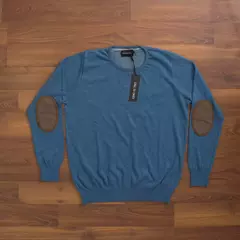 Sweater Gael Con Pitucon (Azul Petroleo)