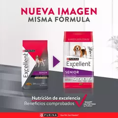 excellent perro senior 15kg - comprar online
