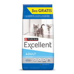 Excellent gato adulto 15kg+3kg gratis