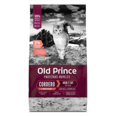 Old Prince Proteínas Noveles Gatos Esterilizados Cordero y Arroz 3kg