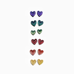 Aretes Corazones