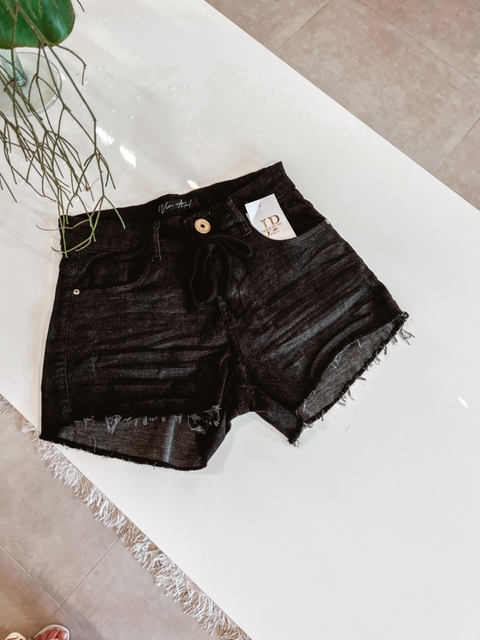 Short Preto com Amarração