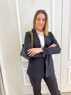 Blazer social liso - Jaque Petry Modas