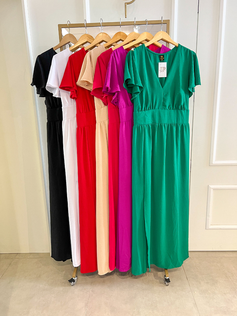 Vestido longo plus size