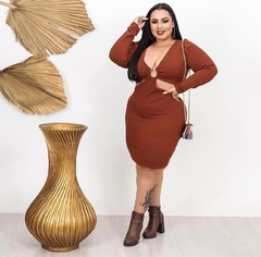Vestido 3D Leticia GG - Plus Size