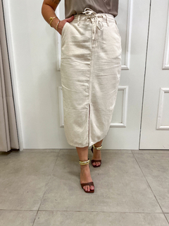 Saia Linho Midi - loja online