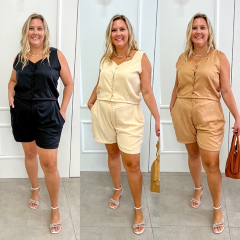 Conjunto Colete + Bermuda - Plus - comprar online
