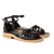 Sandalia Negra "RHIAN" - comprar online