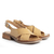 Sandalia de charol Camel "BARCELONA" - comprar online