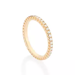Anel aparador Feminino Rommanel Banhado A Ouro 18k 513438 - comprar online