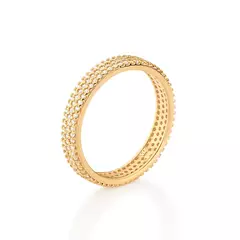 Aparador Rommanel Banhado A Ouro 18k Com Zircônias - comprar online