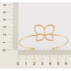 Bracelete Borboleta Banhado A Ouro 18k Com Zircônias Feminino Rommanel na internet