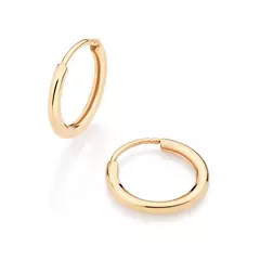 Brinco Argola Rommanel Unissex Banhada A Ouro 18k Lançamento - comprar online