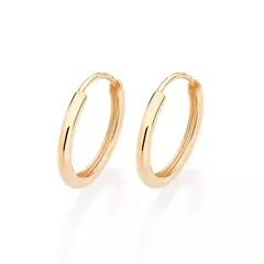 Kit Argolas Rommanel Primeiro Segundo E Terceiro Furo Banhado Ouro 18k Feminino - loja online
