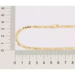 Cordão Masculino Rommanel Banhado A Ouro 18k Tamanho 70 Cód-532457 - Farinni Joias