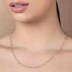 Gargantilha Feminina Rommanel Banhada A Ouro 18k Com Coração Cód-532512 - loja online
