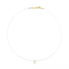 Gargantilha Formada Por Fio De Nylon Com Zircônia Feminina Rommanel Cód-3002