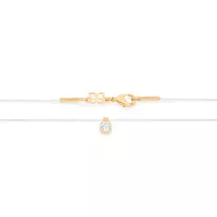 Gargantilha Formada Por Fio De Nylon Com Zircônia Feminina Rommanel Cód-3002 - comprar online