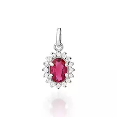 Conjunto Colar + Brincos + Pingente Em Prata 925 Feminino Rommanel Com Zircônia Cod-840069 na internet
