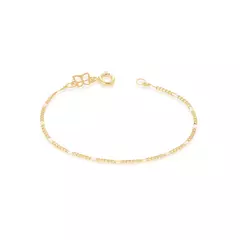 Pulseira Banhada a Ouro 18k Infantil Cód. 550035