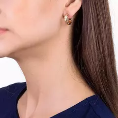 Brinco Argola Banhado a Ouro 18k Cód. 524014 na internet