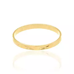 Alianças Finas Rommanel Com Aro Trabalhado Banhadas A Ouro 18k - Farinni Joias