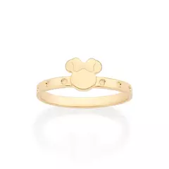 Anel Minnie Banhado A Ouro 18k Rommanel 513425