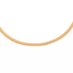 Gargantilha Banhada a Ouro 18k Fio Salamandra Cód. 531779 - comprar online