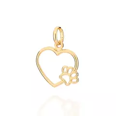Pingente Mãe de Pet Banhado a Ouro 18k Cód. 542696