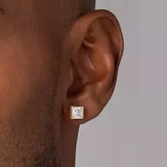 Brinco One Solitário Banhado a Ouro 18k com Zircônia Cód. 527320 na internet