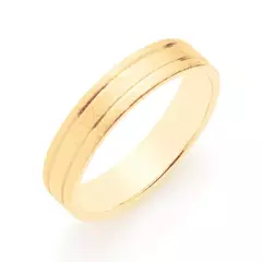 Alianças Banhadas A Ouro 18k Rommanel Diamantadas Com Frisos na internet