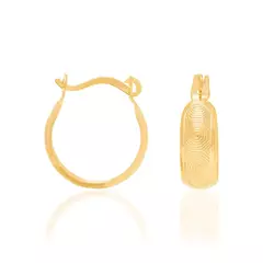 Brinco Argola Banhado a Ouro 18k Cód. 524014 - comprar online