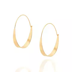 Brinco Argola Banhado a Ouro 18k Cód. 526607