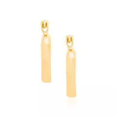 Brinco Argola Coração Banhado a Ouro 18k Cód. 520883 - comprar online
