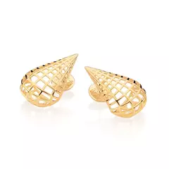 Brinco Gota Banhado a Ouro 18k Cód. 527321 - comprar online