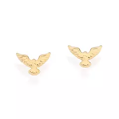 Brinco Espírito Santo Banhado a Ouro 18k Cód. 527249